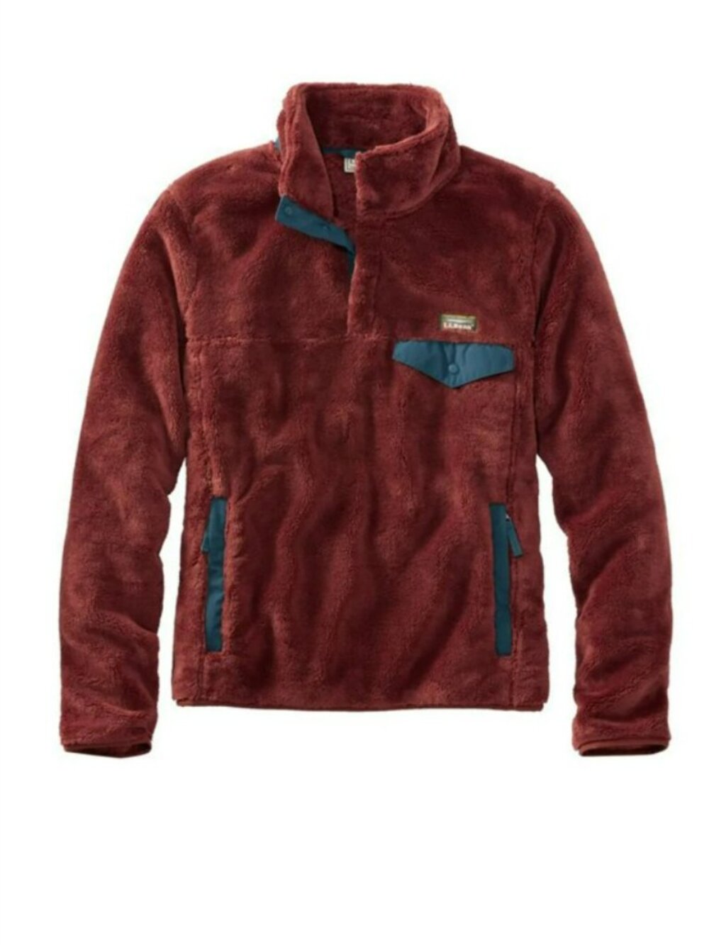 L.L. Bean Hi-pile Men's Fleece Pullover Size XL